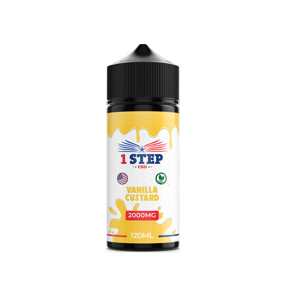 1 Step CBD 2000mg CBD E-liquid 120ml (BUY 1 GET 1 FREE)