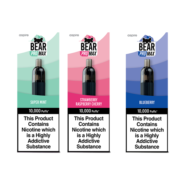 Bear Pro Max 10000 Puffs Includes 3X Nic Salts 20mg
