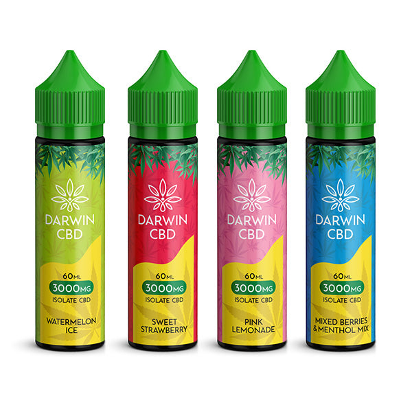 Darwin 3000mg CBD Isolate E-Liquid 60ml