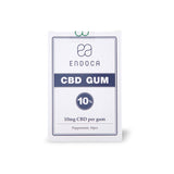 Endoca 100mg CBD Peppermint Chewing Gum - 10 Pcs